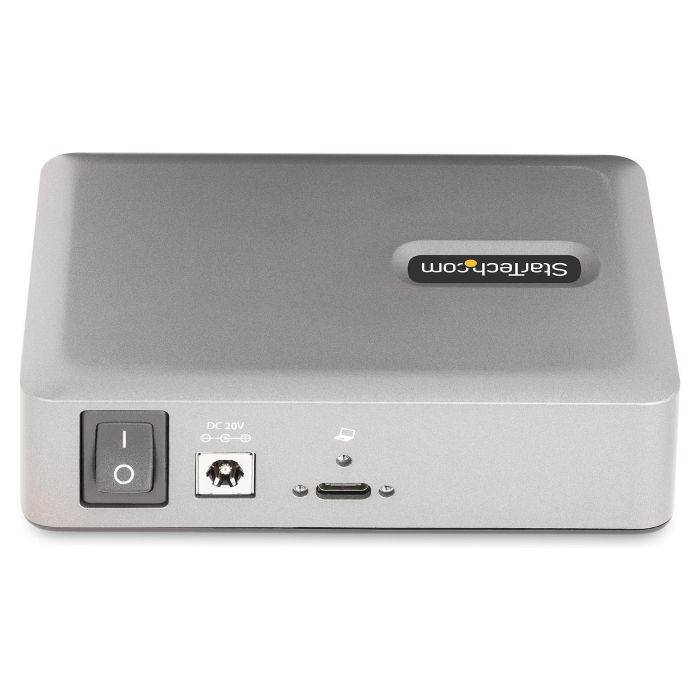 StarTech 10G5A2CS Hub USB-C de 7 Puertos, Autoalimentado, 10 Gbps, USB 3.2 Gen 2 Tipo-A y Tipo-C, Color Plata