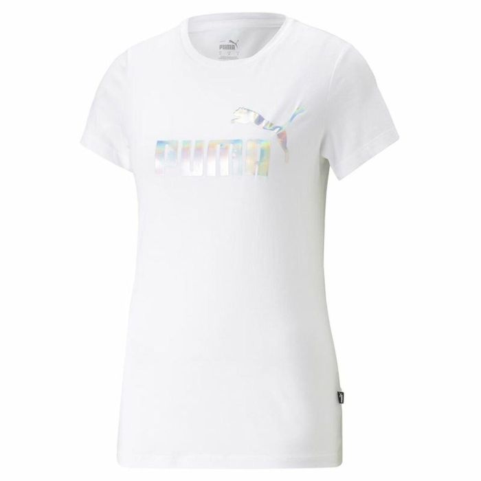 Camiseta de Manga Corta Mujer Puma Ess+ Nova Shine Blanco S 0 Camiseta de Manga Corta Mujer Puma Ess+ Nova Shine Blanco S 0