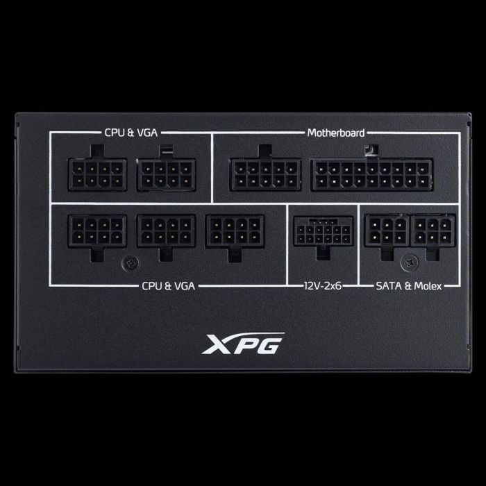 XPG COREREACTOR II VE Fuente Alimentación 850W ATX 3.1 80 PLUS Gold Totalmente Modular Negro 11
