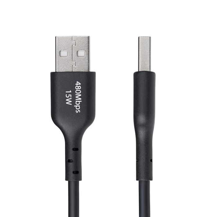 Cable USB Startech USB2AC15CMBK Negro 1