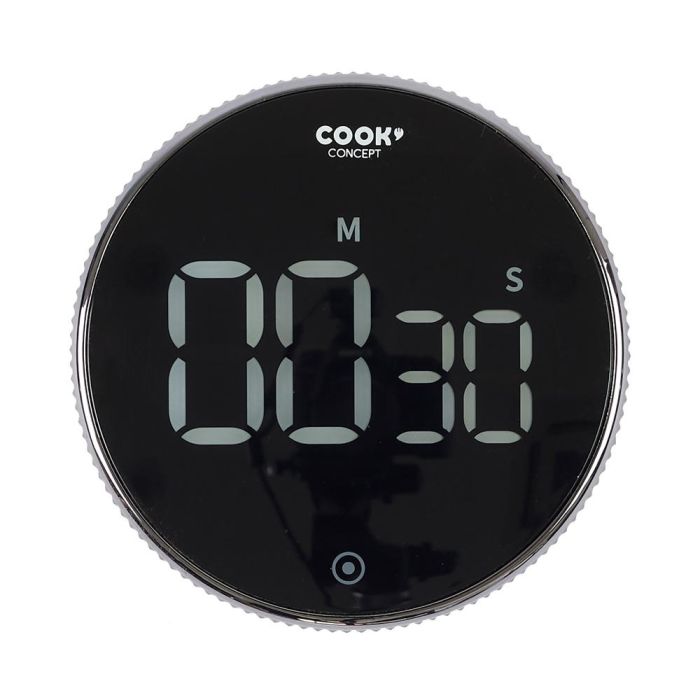 Cook Concept Temporizador Magnético Giratorio Electrónico con Minutero y Cronómetro 2
