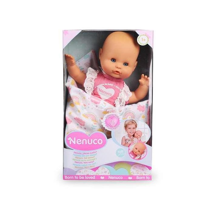 Muñeco nenuco, ¿tienes sueño? emite sonidos de bebé. 30 cm. Muñeco nenuco, ¿tienes sueño? emite sonidos de bebé. 30 cm.