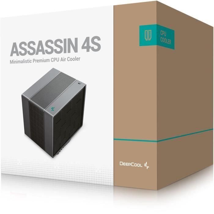 Deepcool DEE1713146161818 Disipador de CPU Assassin 4S - 1 ventilador 120 mm + 1 ventilador 140 mm - Negro 4 Deepcool DEE1713146161818 Disipador de CPU Assassin 4S - 1 ventilador 120 mm + 1 ventilador 140 mm - Negro 4