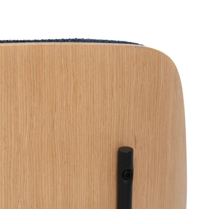 Silla Azul Marino Dm-Metal Salón 49 X 50 X 80 cm