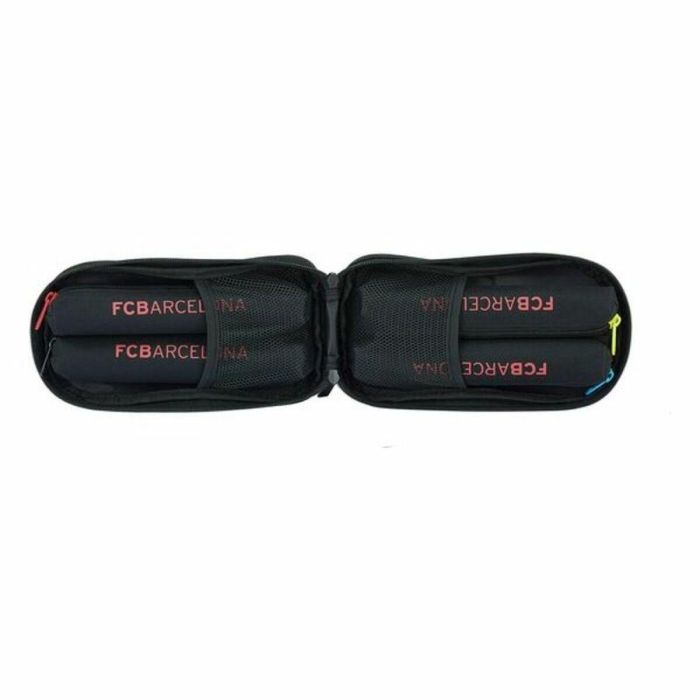 Plumier Mochila F.C. Barcelona Negro 12 x 23 x 5 cm 1