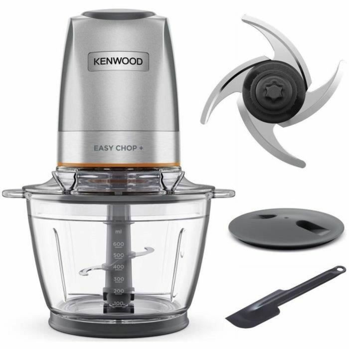 Kenwood Robot multifunción CHP62.400SI - 2 velocidades - 500W - Capacidad 1.2L + accesorios