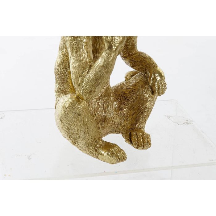 DKD Home Decor Figura Decorativa Monos Jungle Colonial Resina Dorada 30 cm Alto 13.5 cm Ancho 10 cm Largo 2 DKD Home Decor Figura Decorativa Monos Jungle Colonial Resina Dorada 30 cm Alto 13.5 cm Ancho 10 cm Largo 2