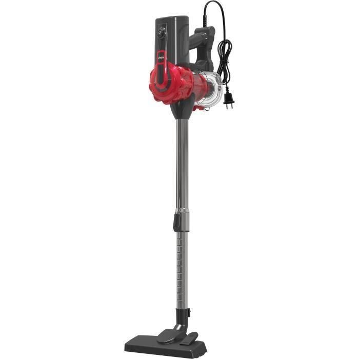 Aspiradora vertical con cable - LIVOO DOH142 - 600 W - 12 kPa - 82 dB - Ciclónica - 0,55 L - Roja 1