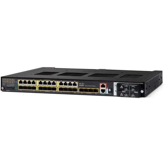Cisco IE-4010-16S12P Switch Gestionado L2/L3 - 16 SFP, 12 Gigabit Ethernet, PoE+, Montaje en Rack