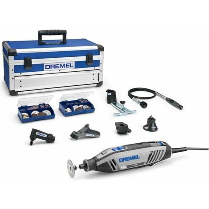 Herramienta multifunción 175W Dremel 4250-6/128 (se entrega con 6 adaptaciones + 128 accesorios) Herramienta multifunción 175W Dremel 4250-6/128 (se entrega con 6 adaptaciones + 128 accesorios)