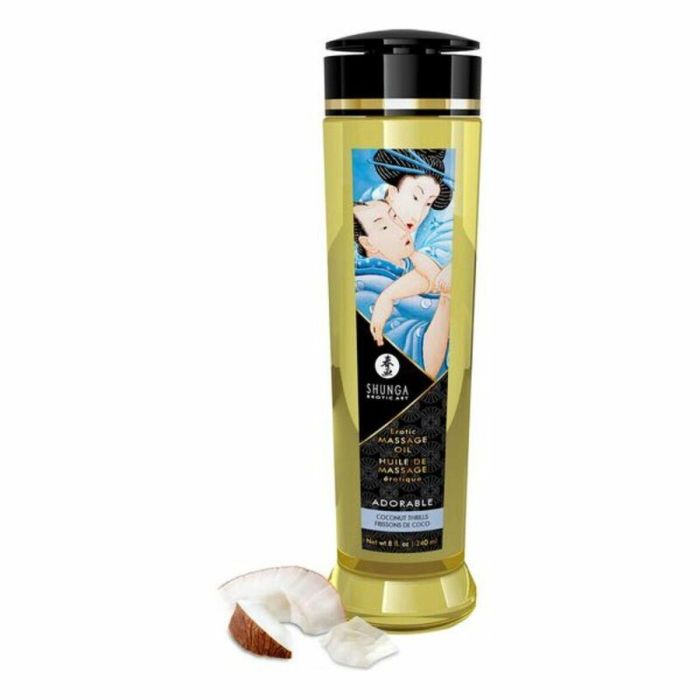 Aceite de Masaje Erótico Coconut Thrills Shunga Adorable (240 ml) Aceite de Masaje Erótico Coconut Thrills Shunga Adorable (240 ml)