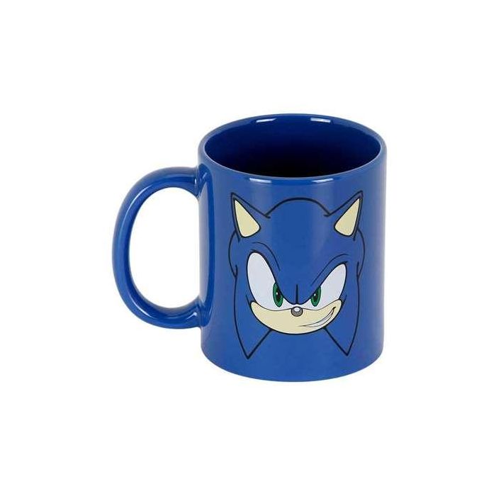 Karactermania Taza Sonic Face Cerámica Azul 9,5x13x7,8 cm 6