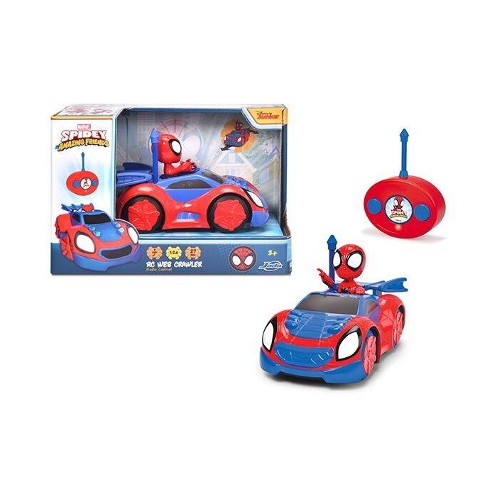 Jada Toys Coche Radio Control Spidey Spiderman Marvel 1:24