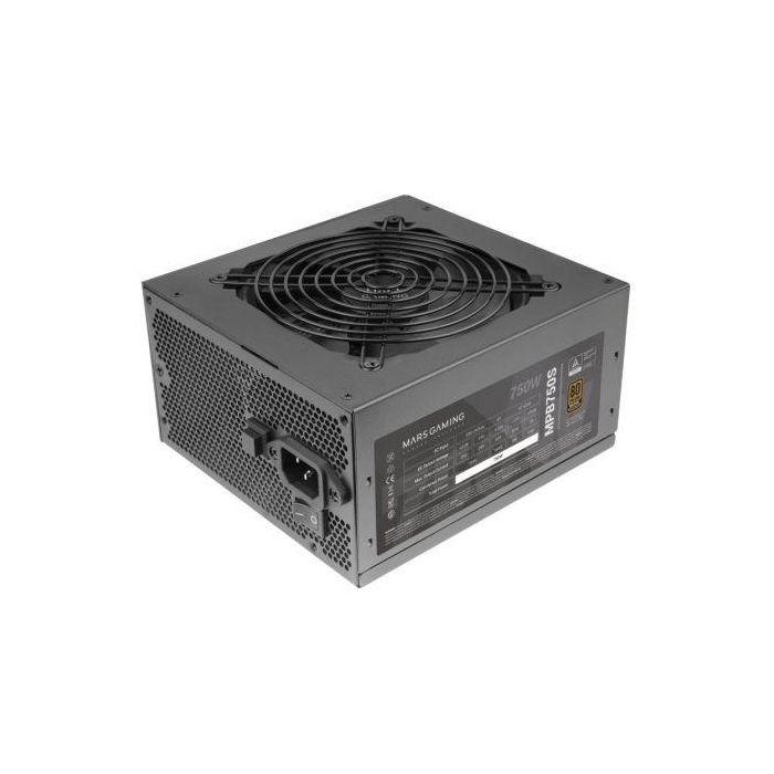 Mars Gaming Fuente de Alimentación MPB750S 750W 80 Plus Bronze ARGB 1