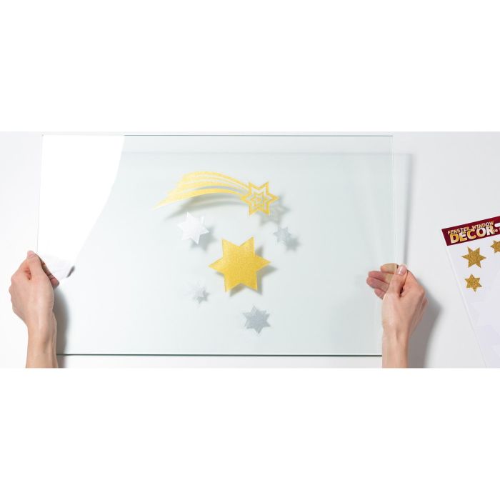 HERMA FENSTERBILD A4 STERNE GOLD 6 HERMA FENSTERBILD A4 STERNE GOLD 6