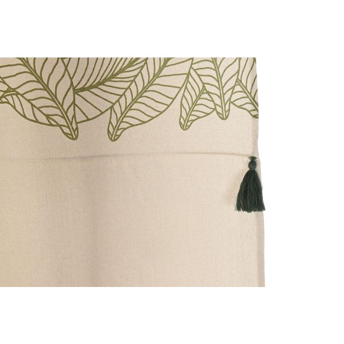 Cortina Cottage DKD Home Decor Natural Verde 260 x 140 cm (2 Unidades) 3 Cortina Cottage DKD Home Decor Natural Verde 260 x 140 cm (2 Unidades) 3