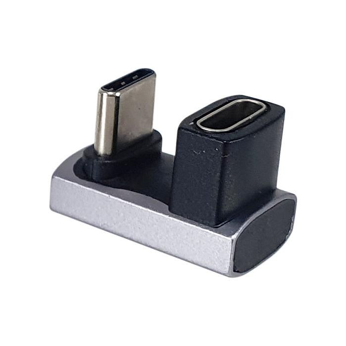 EQUIP Adaptador USB 4.0 a USB-C 40Gbps, 240W PD, Negro Gris (Pack 2)