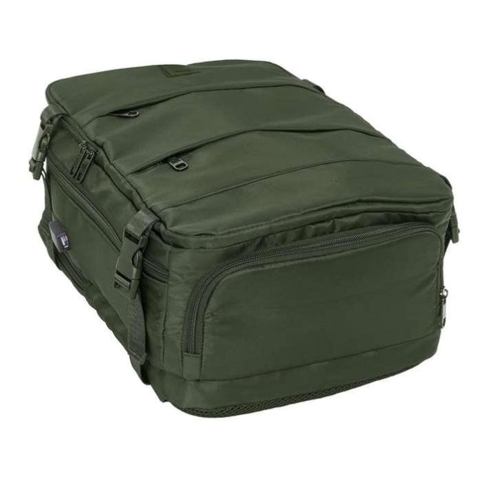 Safta Mochila Viaje Cabina Portatil 15,6'' Verde 29x44x19 cm