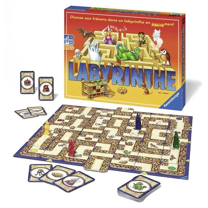 Ravensburger Labyrinth Juego de mesa de estrategia en movimiento 1 Ravensburger Labyrinth Juego de mesa de estrategia en movimiento 1