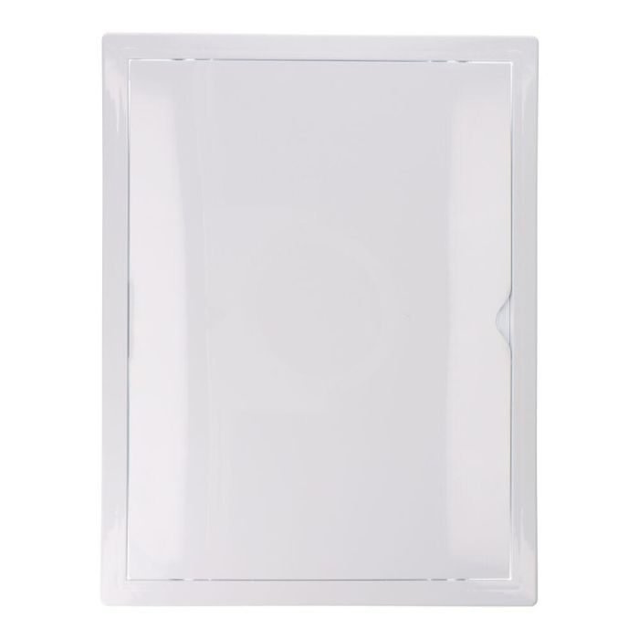 Tapa de registro rectangular empotrable abs 30x40cm blanca