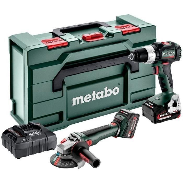 Set de máquinas de batería - METABO - Combo Set 2.9.4 18 V - MetaBOX 165 L Set de máquinas de batería - METABO - Combo Set 2.9.4 18 V - MetaBOX 165 L