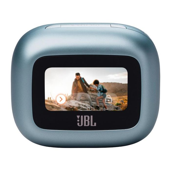 JBL Harman LIVE Flex 3 Auriculares True-Wireless Intrauditivos Bluetooth 5.2 con Cancelación de Ruido, Azul - Autonomía 24h, IP54 4