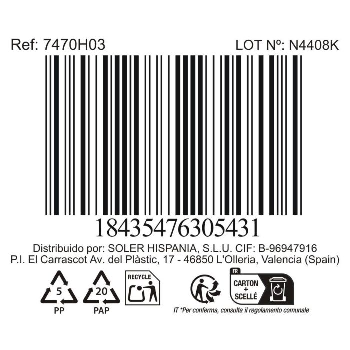 La Mediterranea Plato "Nebula" Ø20 cm Md 3