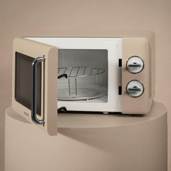 Microondas Cecotec Proclean 3010 Retro Beige 700 W 20 L 4 Microondas Cecotec Proclean 3010 Retro Beige 700 W 20 L 4