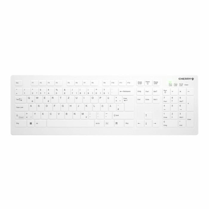 Cherry AK-C8112 Teclado Médico Inalámbrico Sellado Blanco IP68