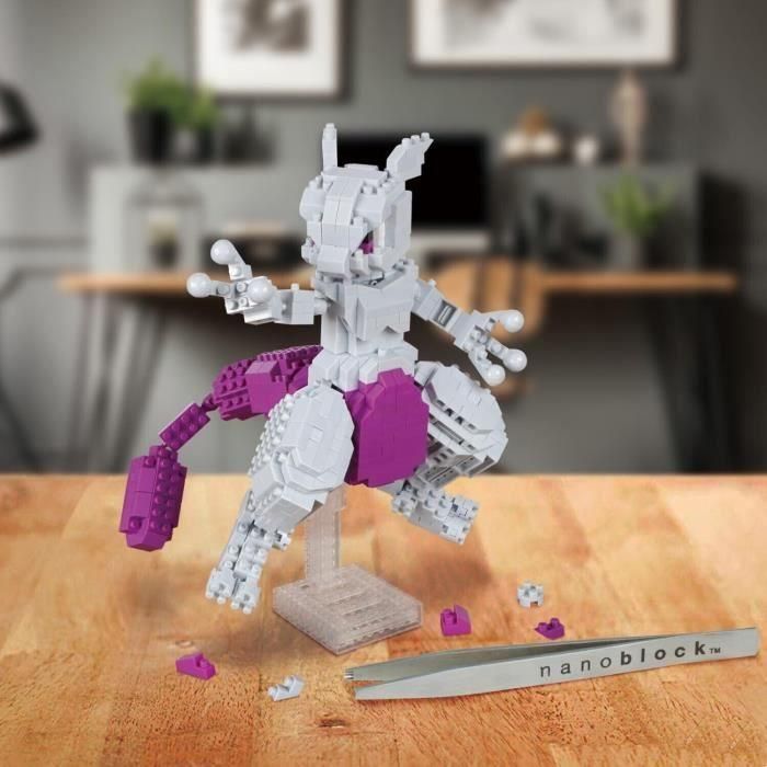 Figura para construir - BANDAI - NANOBLOCK - Pokémon - Mewtwo 4 Figura para construir - BANDAI - NANOBLOCK - Pokémon - Mewtwo 4