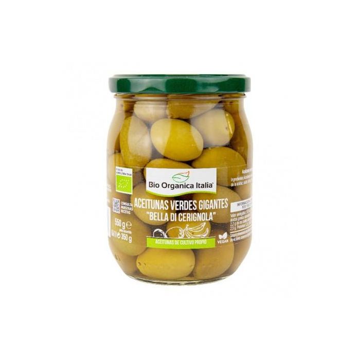 Aceitunas Verdes Gigantes 550 Gr