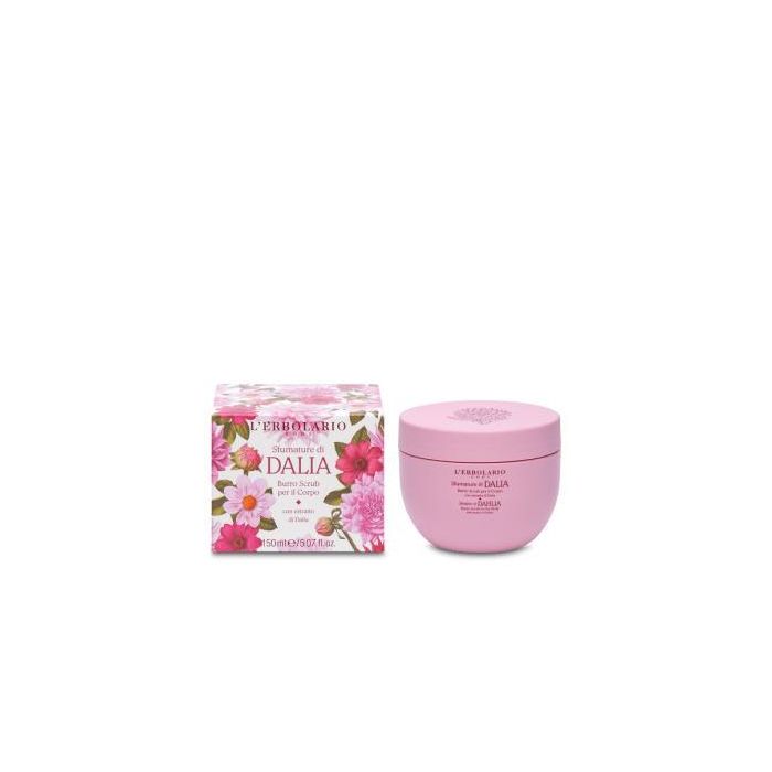 Matices Dalia L´ERBOLARIO Crema Exfoliante Corporal con Granate y Hueso de Olivo 150ml - Hidratante y Nutritiva Sin Siliconas Ni Parabenos