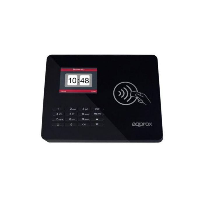 Approx appATTENDANCE02NF Lector Biométrico Control de Presencia y Acceso con PIN/RFID, Pantalla TFT, USB/RJ45, Software Español, 100.000 registros 2