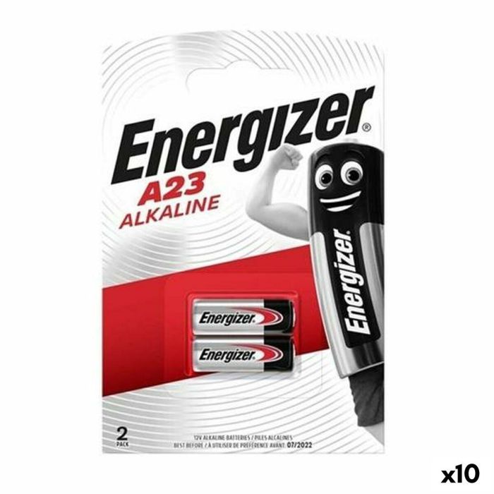 Pilas Energizer 12 V LR23A 2 Piezas (10 Unidades) 0 Pilas Energizer 12 V LR23A 2 Piezas (10 Unidades) 0