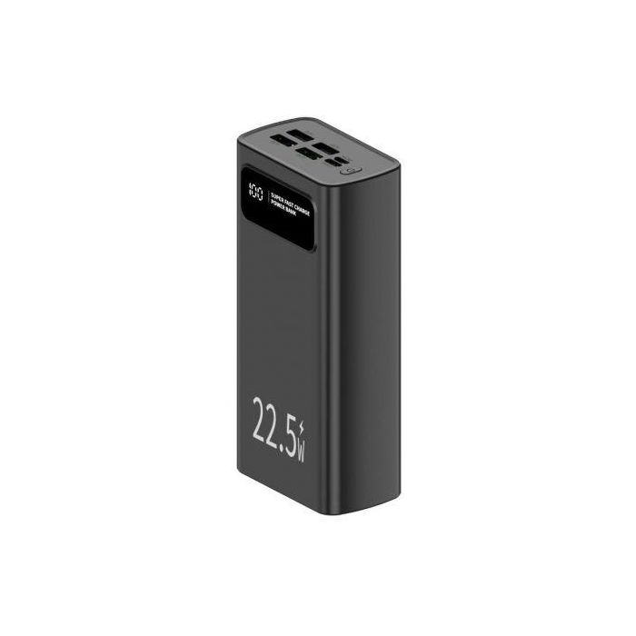 Leotec Batería Externa LEPOW30W22K Polímero de Litio 30000 mAh Negro Carga Rápida 22.5W 2