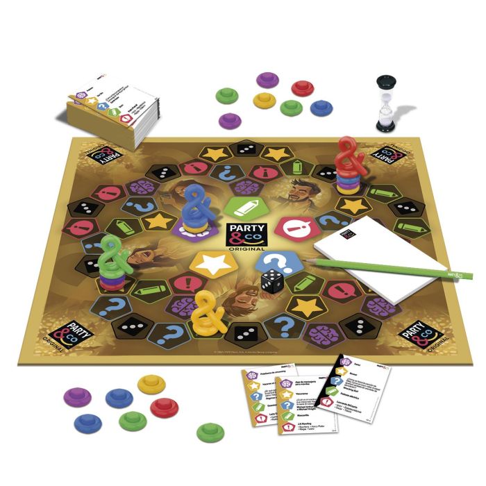Diset Party & Co. Original Juego de Mesa para Toda la Familia +14 Años. Edición Española con 2000 Pruebas y Preguntas, 3+ Jugadores 2