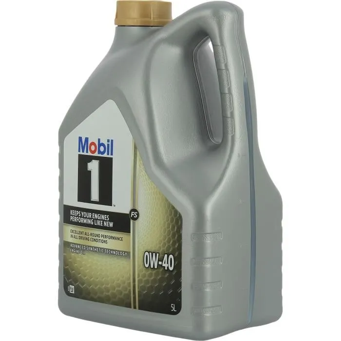 Mobil MOB5407008073541 Bidón de Aceite de Motor 0W-40 FS 5 L 4 Estaciones 1 Mobil MOB5407008073541 Bidón de Aceite de Motor 0W-40 FS 5 L 4 Estaciones 1