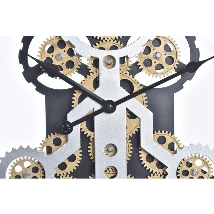 Reloj Pared Loft DKD Home Decor Dorado Plateado 8 x 50 x 50 cm (2 Unidades) 1 Reloj Pared Loft DKD Home Decor Dorado Plateado 8 x 50 x 50 cm (2 Unidades) 1