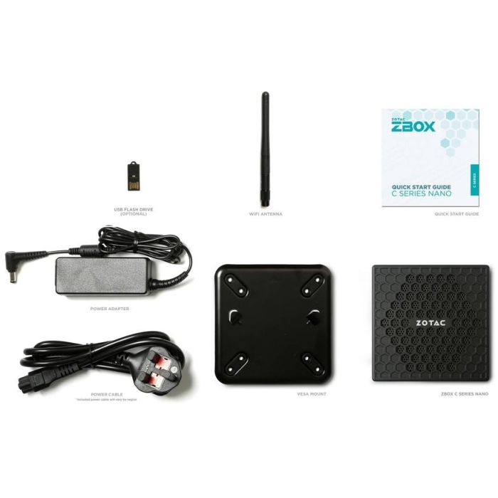 ZBOX CI337 NANO Mini-PC Barebone Intel N100 1xDDR5 SODIMM SATA M.2 5 ZBOX CI337 NANO Mini-PC Barebone Intel N100 1xDDR5 SODIMM SATA M.2 5