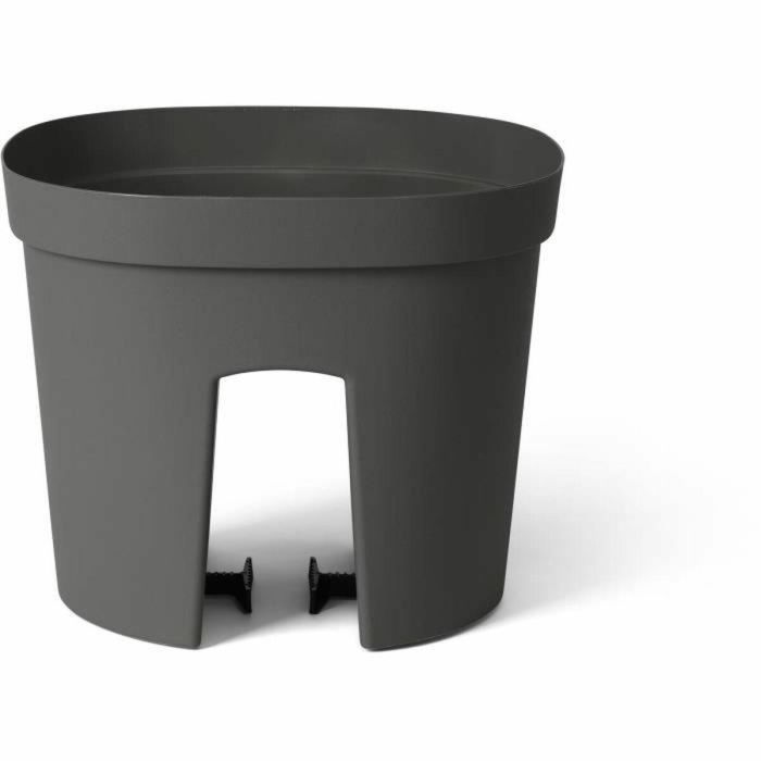Garden Id 05011339 Maceta Balaustrada Smile Antracita 30 cm con Reserva de Agua, Reciclada y 100% Reciclable, para Barandillas 4 Garden Id 05011339 Maceta Balaustrada Smile Antracita 30 cm con Reserva de Agua, Reciclada y 100% Reciclable, para Barandillas 4
