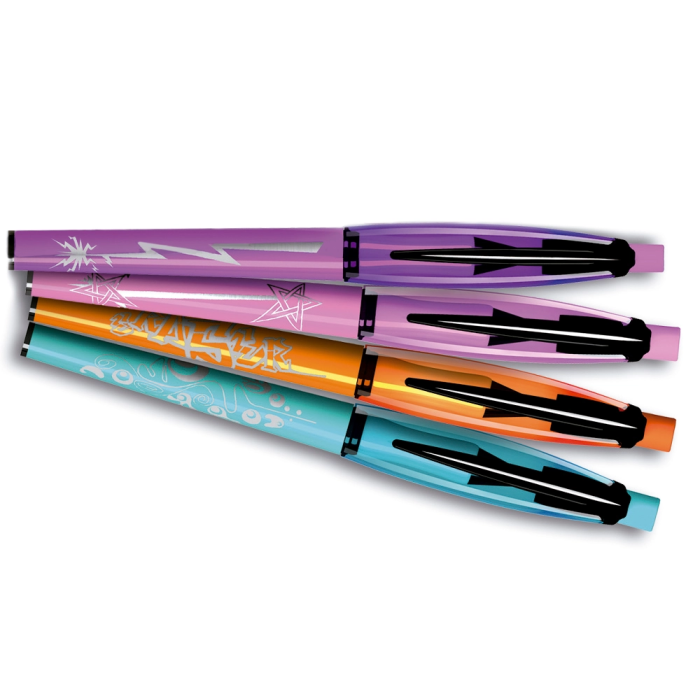 Papermate Boligrafo Replay Max Fantasia Colores Surtidos con Goma de Borrar 1