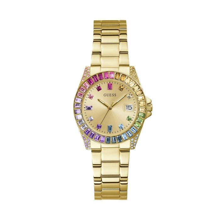 Reloj Mujer Guess OPALINE Dorado 0 Reloj Mujer Guess OPALINE Dorado 0
