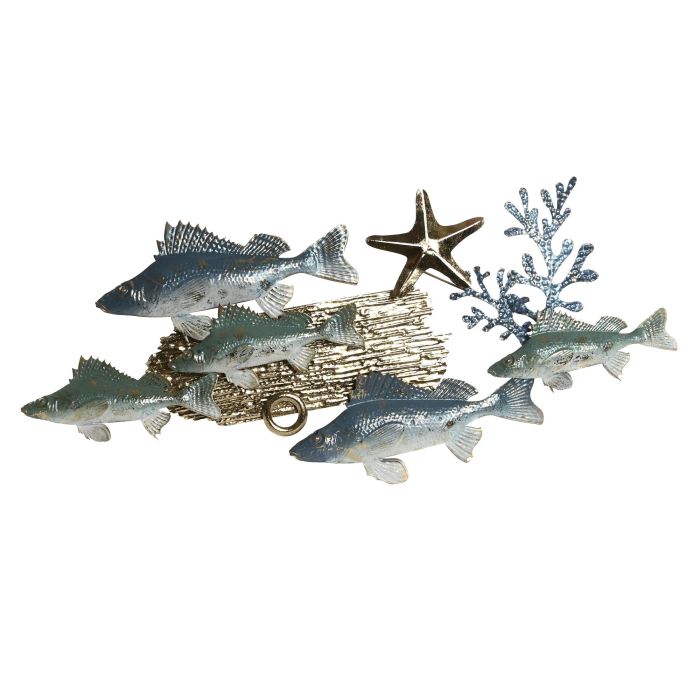 Decoracion Pared Mediterraneo DKD Home Decor Azul Dorado 5 x 46 x 100 cm Decoracion Pared Mediterraneo DKD Home Decor Azul Dorado 5 x 46 x 100 cm
