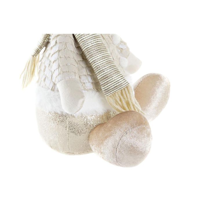 Figura Navidad Moderna DKD Home Decor Marron Blanco 18 x 38 x 19 cm (2 Unidades) 2 Figura Navidad Moderna DKD Home Decor Marron Blanco 18 x 38 x 19 cm (2 Unidades) 2