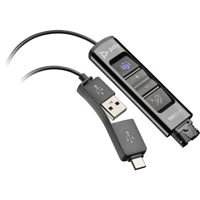 HP DA85-M Adaptador USB a QD para Auriculares y Dispositivos de Audio