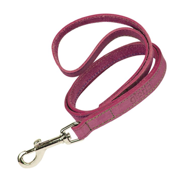 Gloria Correa Oasis para Perros de Paseo en Cuero Premium de Alta Calidad con Costuras Reforzadas y Mosquetón Seguro 60 cm x 30 mm Rosa 1 Gloria Correa Oasis para Perros de Paseo en Cuero Premium de Alta Calidad con Costuras Reforzadas y Mosquetón Seguro 60 cm x 30 mm Rosa 1