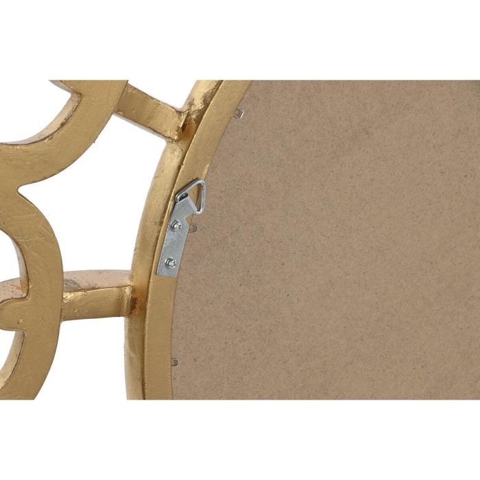 Espejo de pared Home ESPRIT Dorado 95 x 5 x 95 cm 3 Espejo de pared Home ESPRIT Dorado 95 x 5 x 95 cm 3
