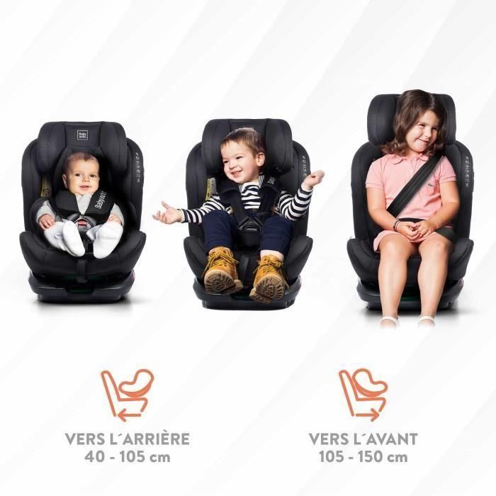 Silla de coche - BABYAUTO - GYRO BLACK LINE EMBOSSED - Desde el nacimiento hasta los 12 años - 0-36 kg - I-Size - ISOFIX - Giratoria 360° - R129 3 Silla de coche - BABYAUTO - GYRO BLACK LINE EMBOSSED - Desde el nacimiento hasta los 12 años - 0-36 kg - I-Size - ISOFIX - Giratoria 360° - R129 3