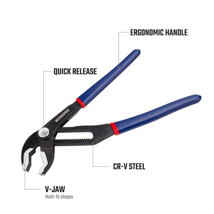 Alicates Pico Loro Workpro 200 mm 7 Alicates Pico Loro Workpro 200 mm 7