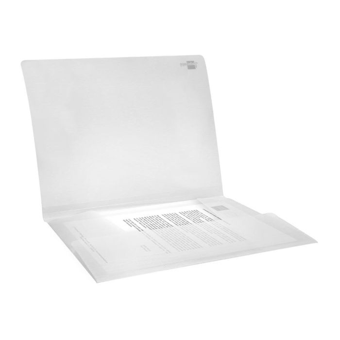 Carpeta Liderpapel Gomas Solapas 34964 Polipropileno Din A4 Transparente Translucido 5